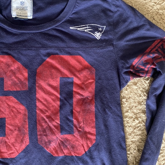 Pink New England Patriots long sleeve shirt limited edition size large - Picture 3 of 5